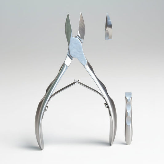 Premium Stainless Steel Nail Nipper Clippers with Replacement Blade – Professional Cuticle & Nail Care Tool
