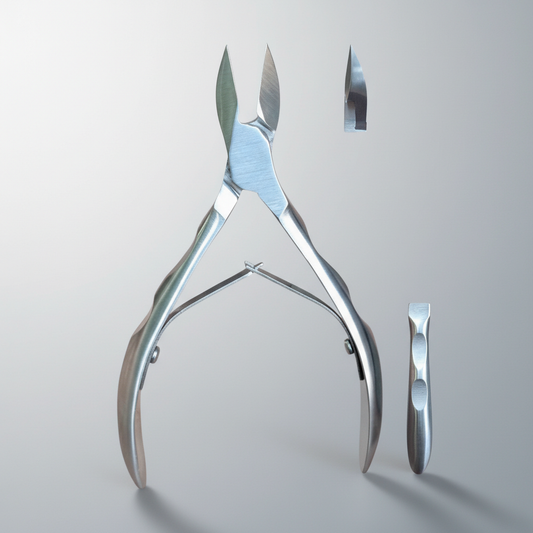 Premium Stainless Steel Nail Nipper Clippers with Replacement Blade
