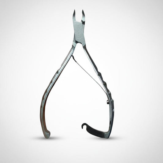 Stainless Steel Curved Nail Nipper (Professional Cuticle & Ingrown Nail Remover)